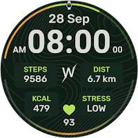 Topo Trail Watch Face