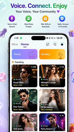 Zoyo - Group Voice Chat Room Screenshot 0