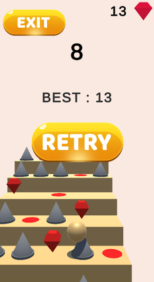 Spikes Vertical Run Screenshot 2