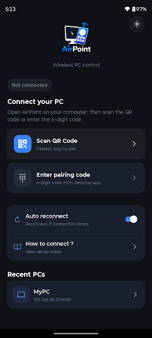 AirPoint - Control Your PC Screenshot 0
