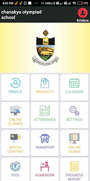 Chanakya Olympiad School Parent App Screenshot 3