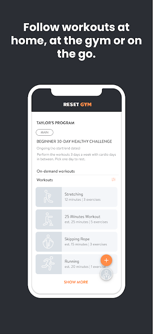 Reset Gym Screenshot 1