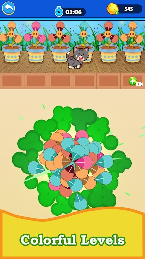 Meow Blossom Match Screenshot 1