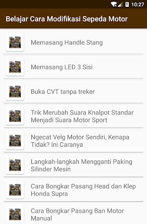 Belajar Cara Modifikasi Sepeda Motor Screenshot 3
