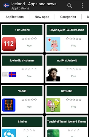 Icelandic apps and games Screenshot 0
