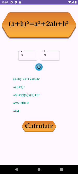Algebra calculator Screenshot 1