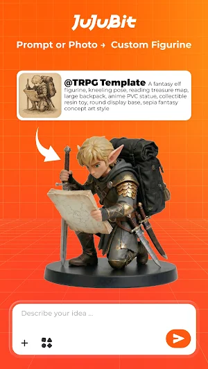 JuJuBit: AI Custom 3D Figures Screenshot 0