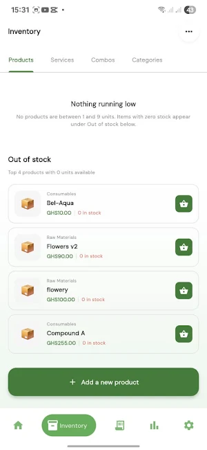 Kedebah POS Screenshot 2