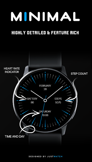 Minimal Analog Watchface Screenshot 3