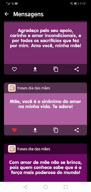 frases para o Dia das Mães Screenshot 3