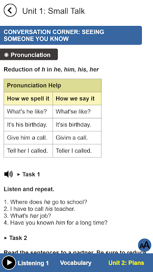 Expanding Tactics for Listening, 3rd Edition Screenshot 2