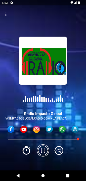 Radio Impacto Global Screenshot 2