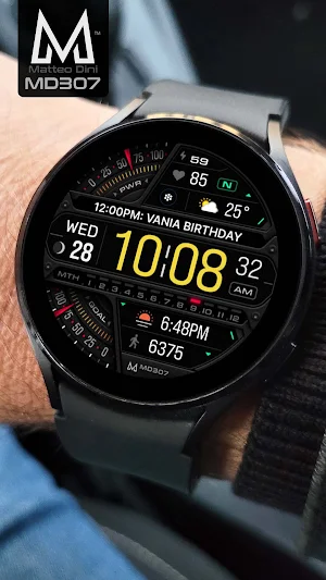 MD307 Digital watch face Screenshot 3