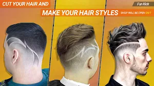 Barber Shop Haircut Game 3D Screenshot 0