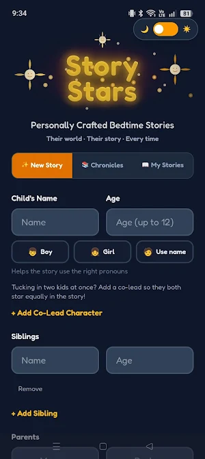 Story Stars — Bedtime Stories Screenshot 0