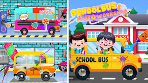 School Bus Auto Wash Workshop Screenshot 1