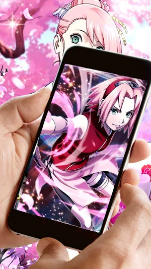 Sakura Haruno 3D Wallpaper Screenshot 3