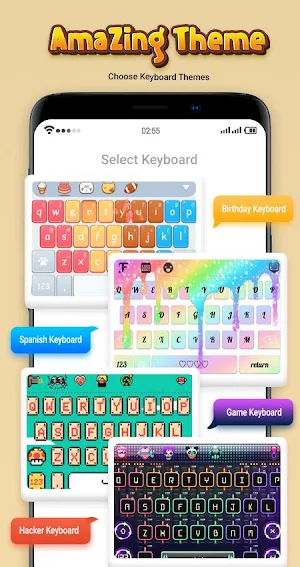 Fancy Style Keyboard - Cool Fo Screenshot 3