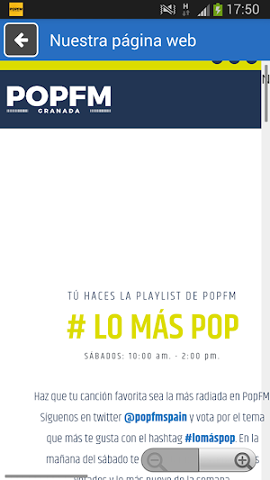 PopFm Granada Screenshot 1