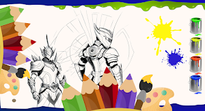 Ultraman Zero - Coloring Book Screenshot 1