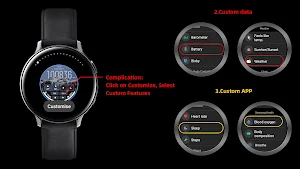 Snow Depth of Field For WearOS Screenshot 1
