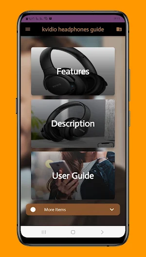 kvidio headphones guide Screenshot 0
