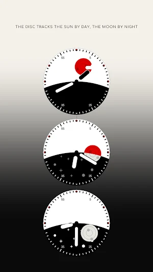 Minimal Watch Face: Red Sun Screenshot 2
