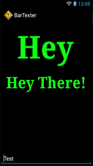 BarTexter Screenshot 1