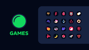 Crater Dark - Icon Pack Screenshot 3