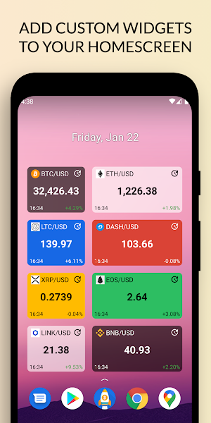 CryptoRocket: Bitcoin & Cryptocurrency Tracker Screenshot 3