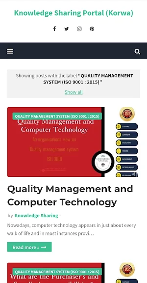 Knowledge Sharing Korwa Screenshot 2