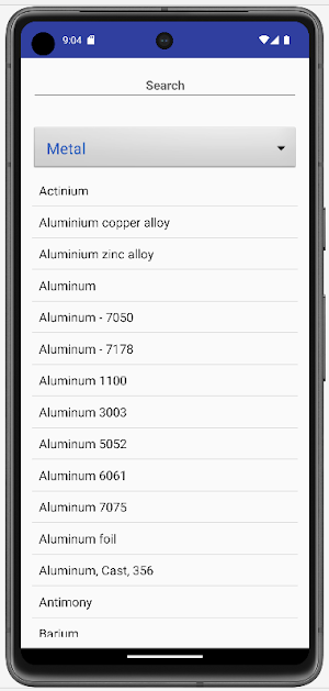 Density Calculator Screenshot 0