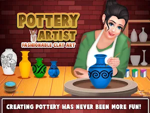 Pottery Simulation - Create Fashionable Clay Art Screenshot 0
