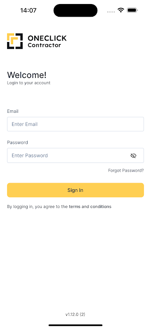 One Click Contractor Screenshot 0