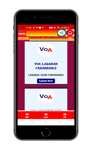 VOA Hausa Radio Screenshot 0