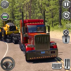 American Truck Driving Trailer Screenshot 0