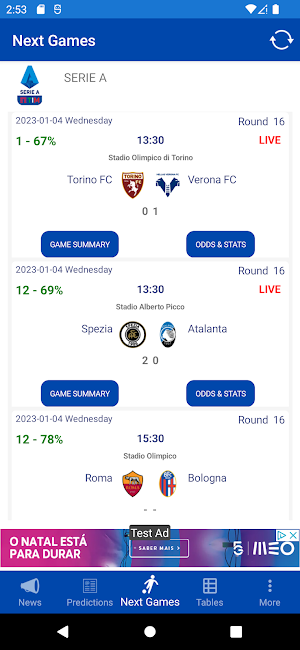 Serie A Screenshot 1