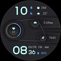 Blue Imitation For Wear OS