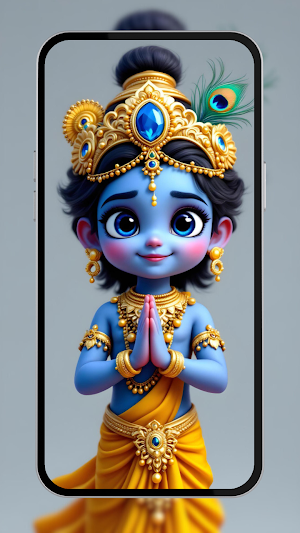 Krishna Wallpaper - श्री कृष्ण Screenshot 0