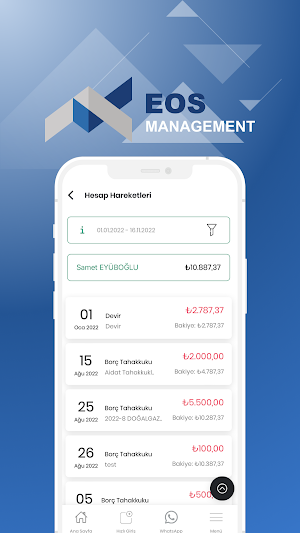 EOS Management Screenshot 2