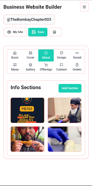 AirMyBiz Website & CV Builder Screenshot 2