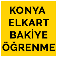 Konya ATUS Elkart Bakiye Sorgulama - Reklamsız