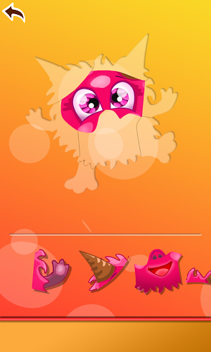 Puzzles for kids - monsters Screenshot 1