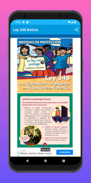 Ley 348 Bolivia Screenshot 2