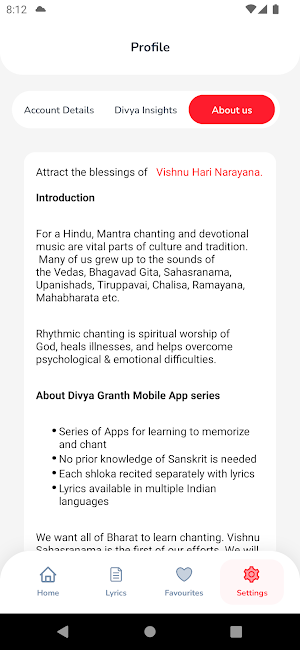 Vishnu Sahasranama Stotram Screenshot 3
