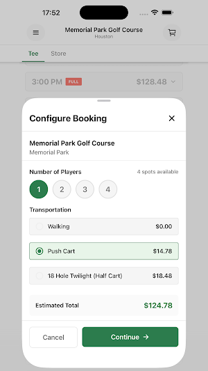 Memorial Golf Screenshot 2