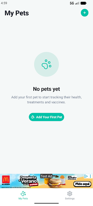 Health Pets (Vaccination Log) Screenshot 0