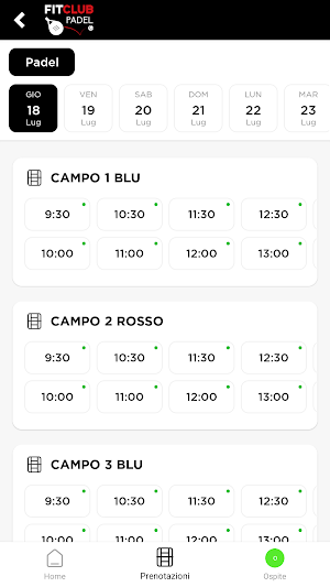 FitClub PADEL Screenshot 3