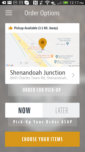 The Black Dog Coffee Company Screenshot 1