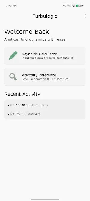 Turbulogic: Reynolds Flow Calc Screenshot 0